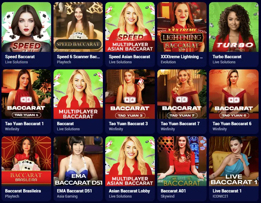 Juegos con crupier en vivo gratis en Spinay Casino