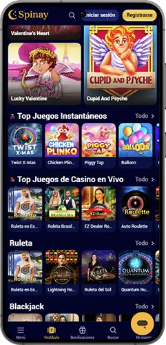 Cómo instalar Spinay Casino en tu teléfono